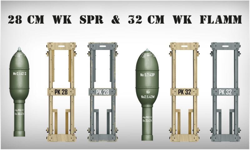 1:35 Deutscher Raketenwerfer mit 28cm WK