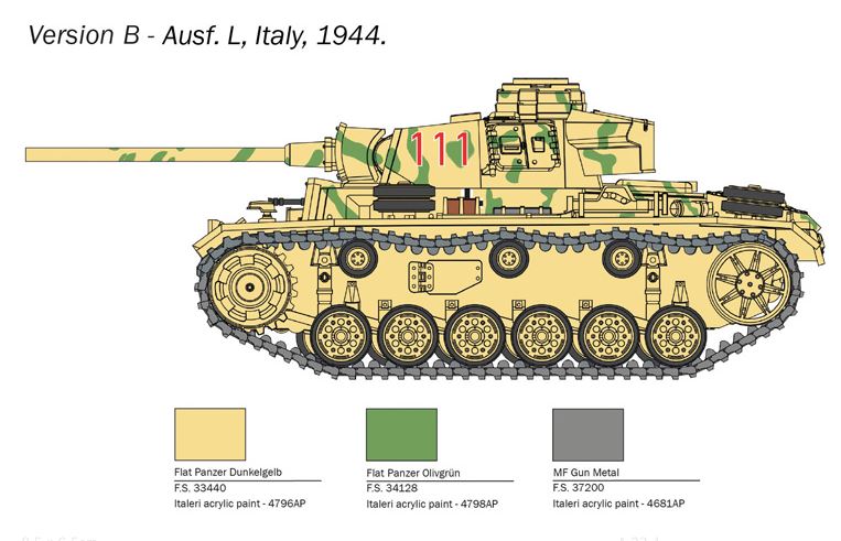 1:56 Pz.Kpfw. III Ausf. J/L/M