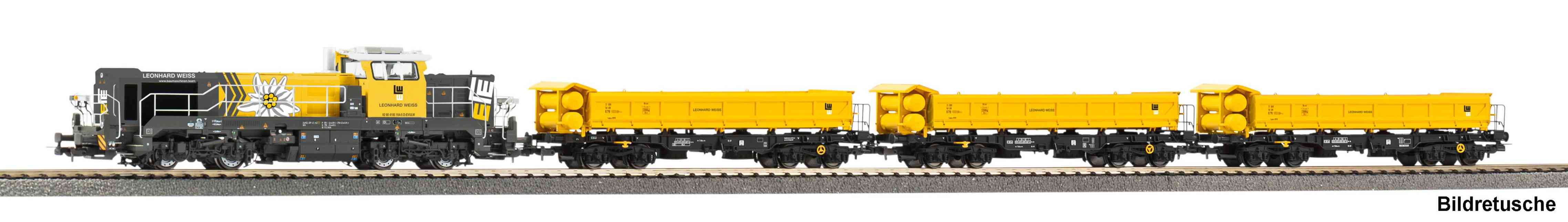 DC-Sound Zugset Diesellok DE18 LeonWeiss