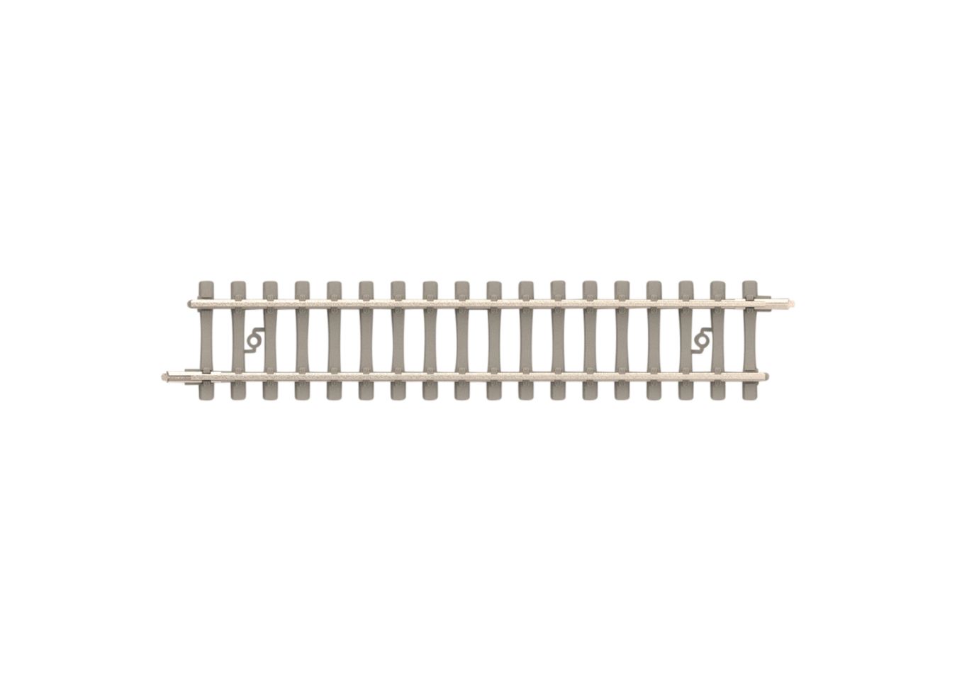 Gerades Betonschwellen-Gleis, 76,3 mm
