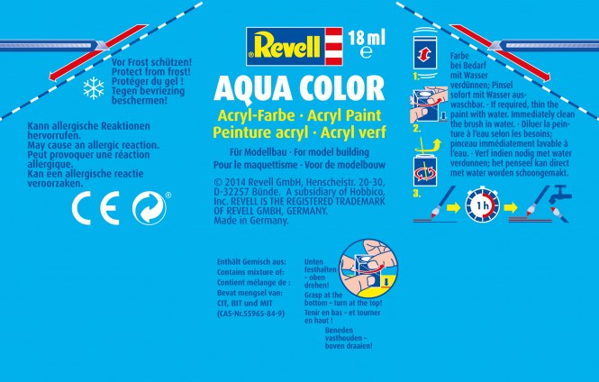 Aqua Color schwarzgrün, matt, 18ml