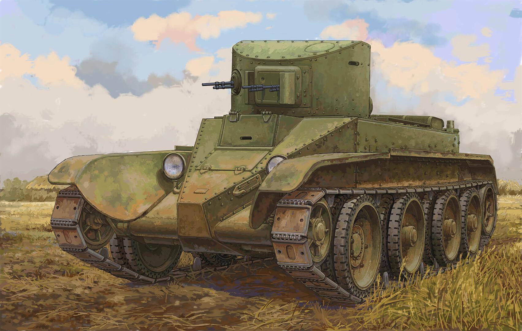 1/35 BT-2, späte Version