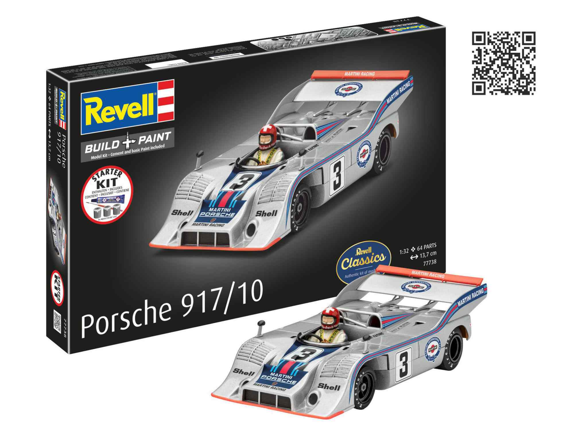 1:32-Starter Kit Porsche 917/10