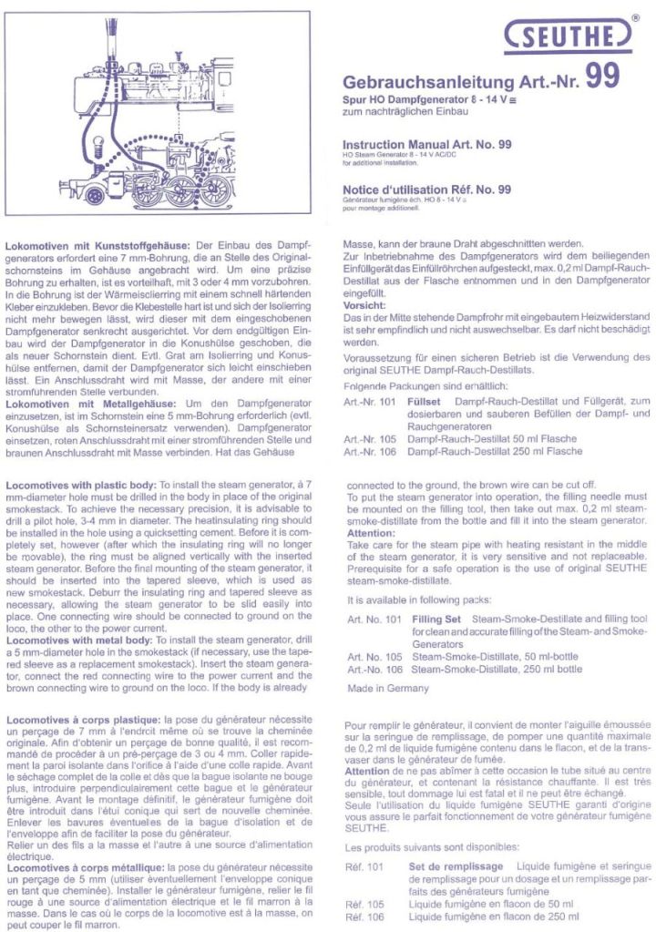 H0-Dampfgenerator 8-14V  = ~