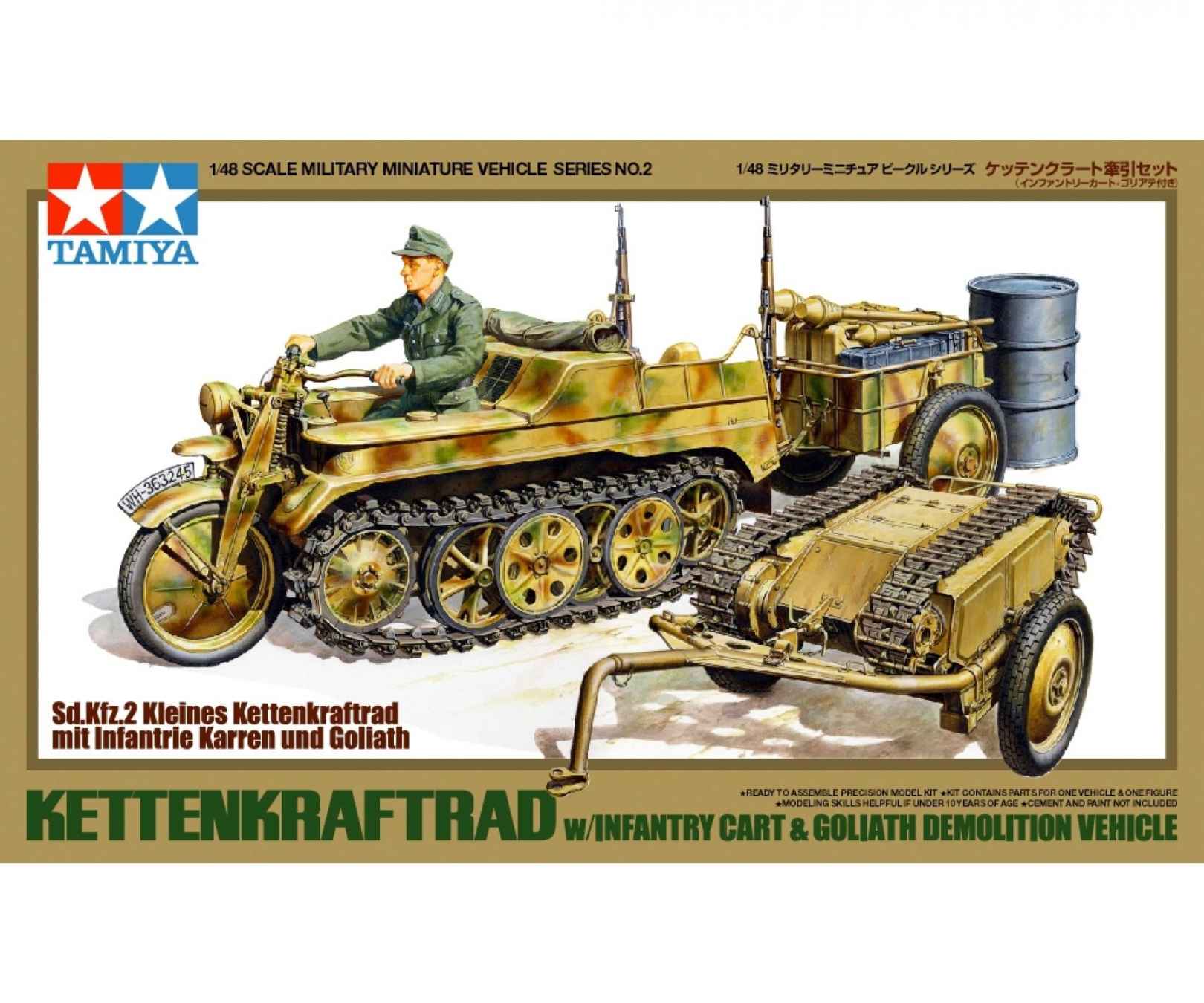 1:48 WWII Diorama-Set Kanister & Zubehör