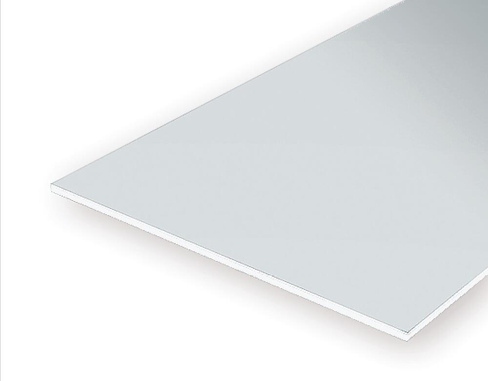 Weiße Polystyrolplatte, 150x300x0,25 mm