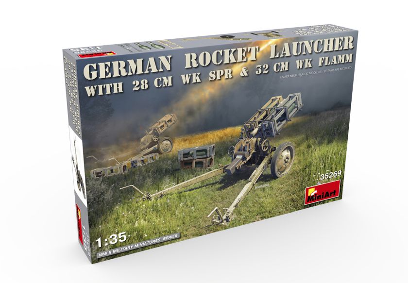 1:35 Deutscher Raketenwerfer mit 28cm WK