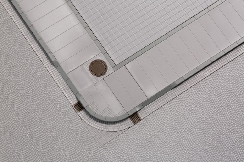 H0/TT-Gehwegplatten mit Zubehör