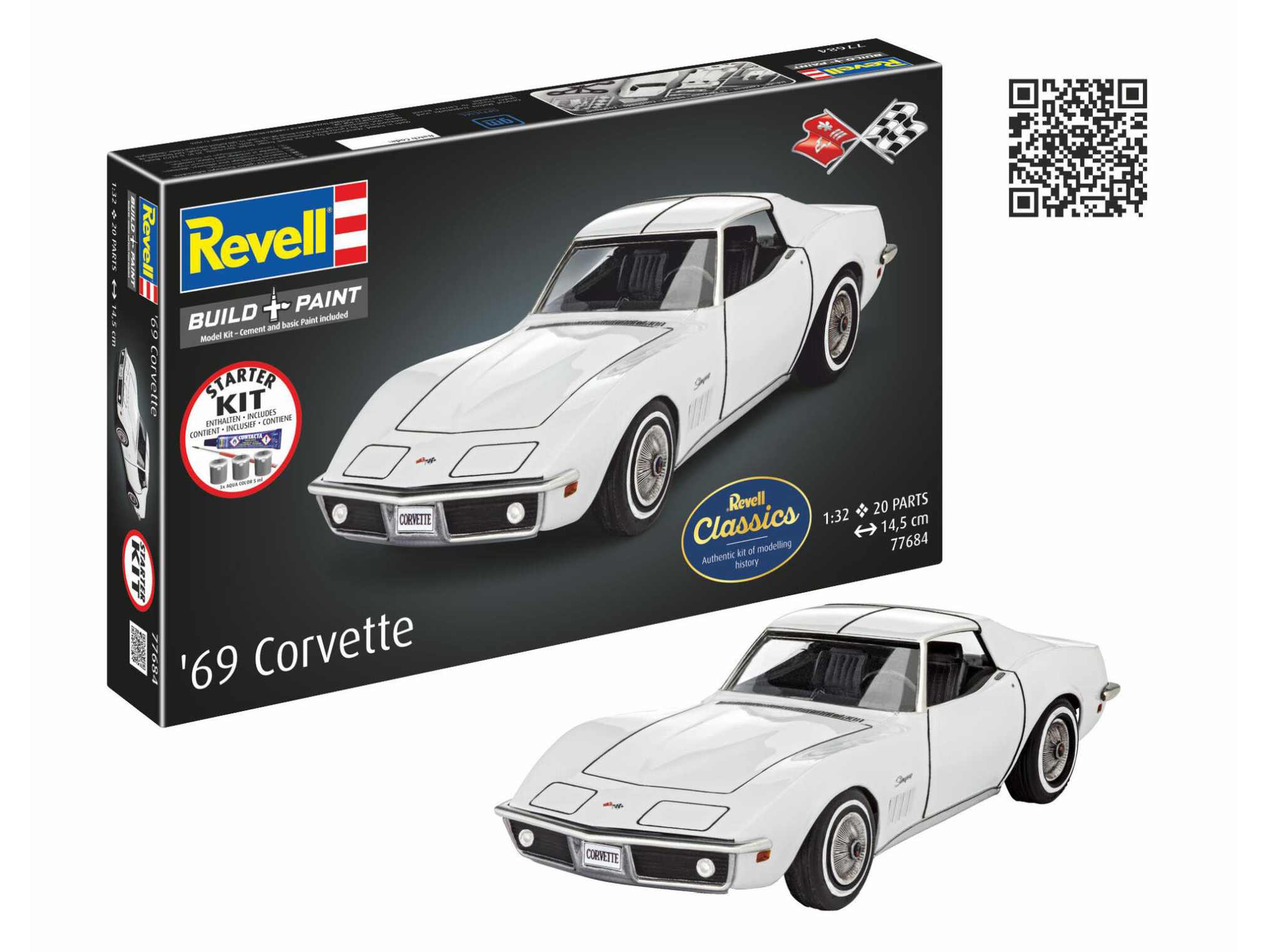 1:32-Starter Kit Corvette C3