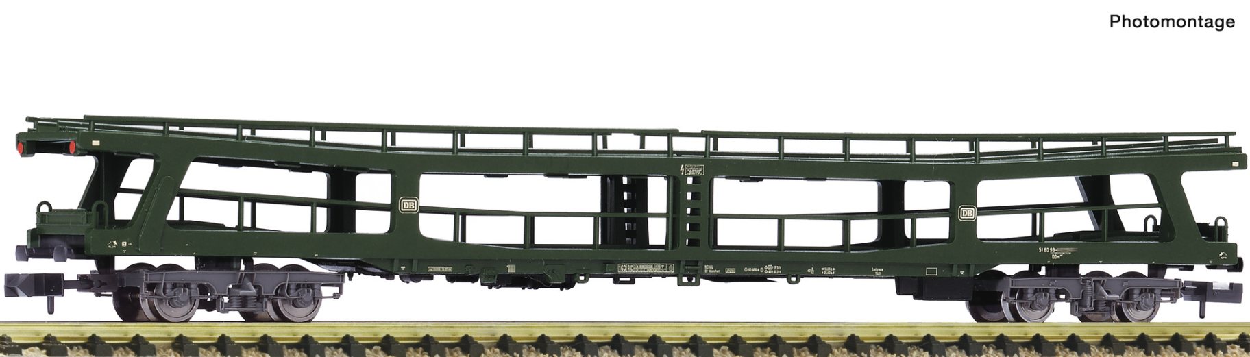 Autotransportwagen DDm grün DB, Ep.IV