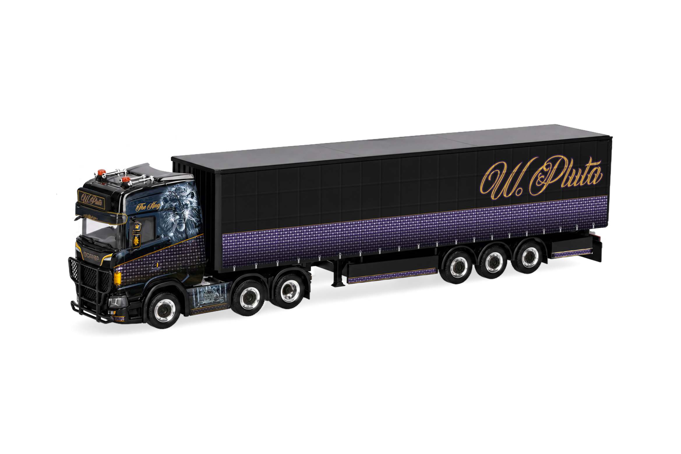 Scania CS 20 HD Gardinenplanenzug, Pluta