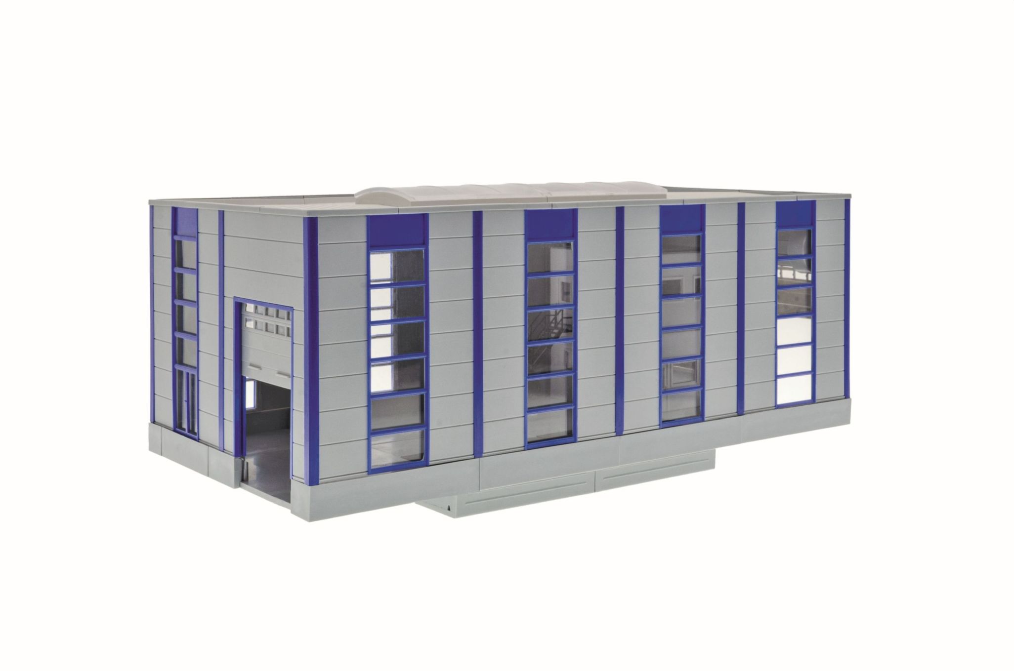 H0-LKW Reparaturhalle, modern
