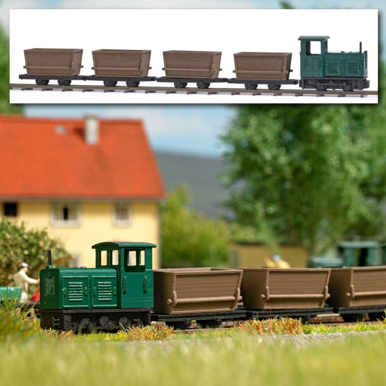 N-Feldbahn-Set »Torfladung«