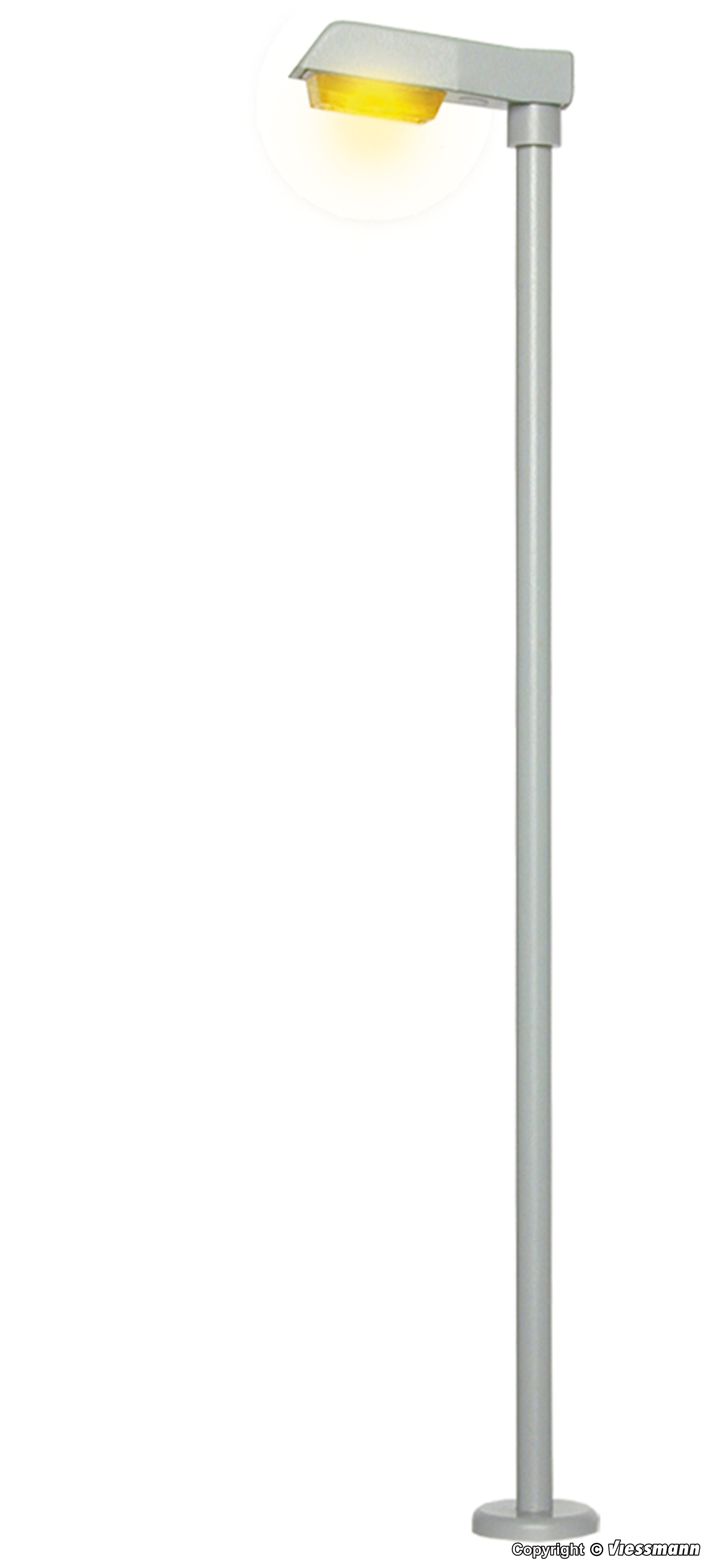N-Straßenlampe modern, LED gelb