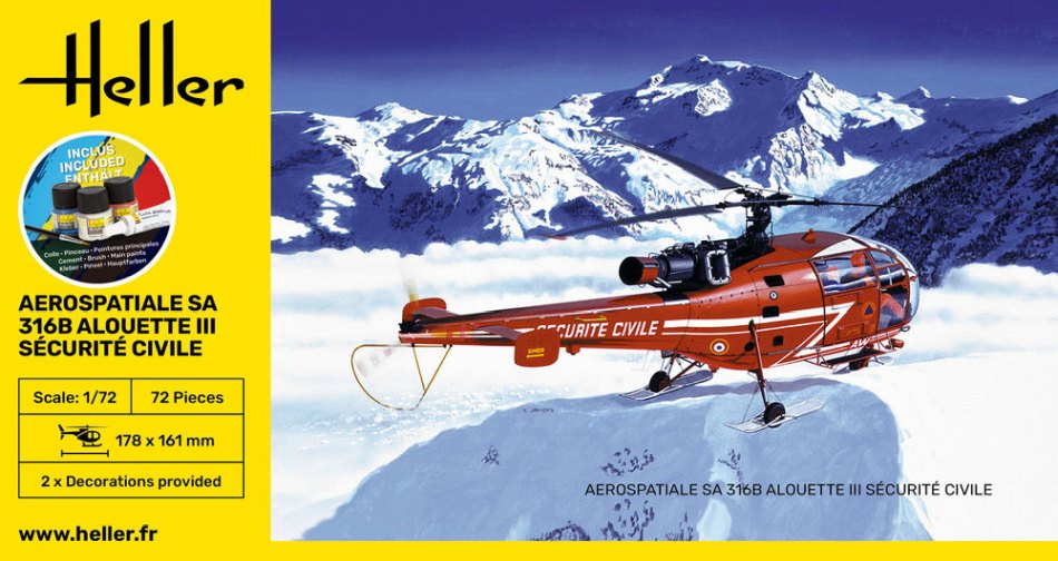 STARTER KIT Alouette III Sécurité Civile