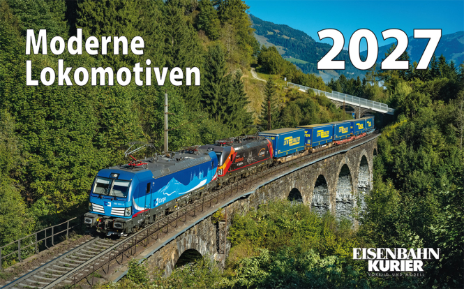 Moderne Lokomotiven - Kalender 2027