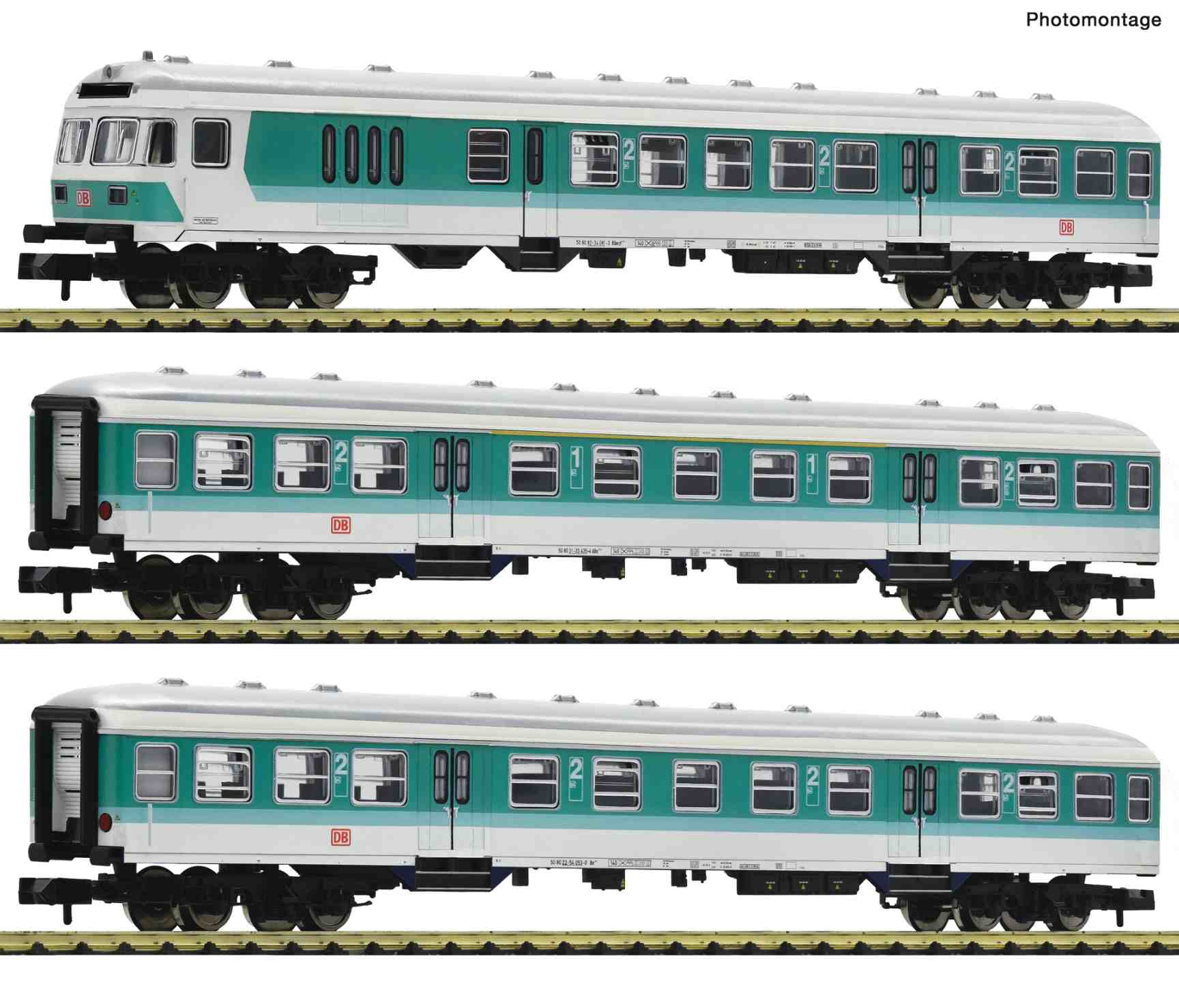 3er Set n-Wagen DB-AG mit Steuerwagen