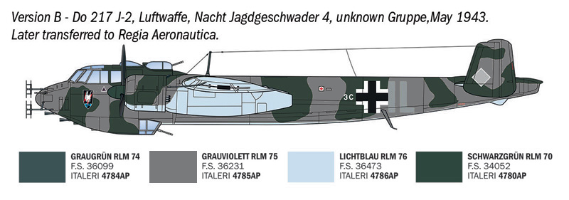 1:72 Dornier DO 217 J1/J2 Nachtjäger