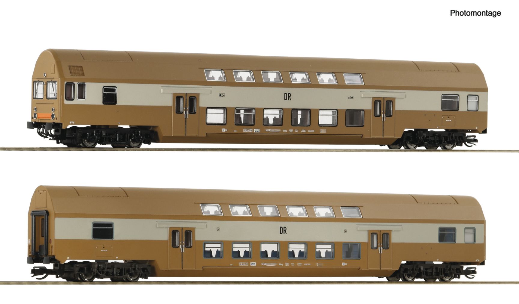 2-tlg. Set 1: Doppelstockwagen, DR, Ep.4