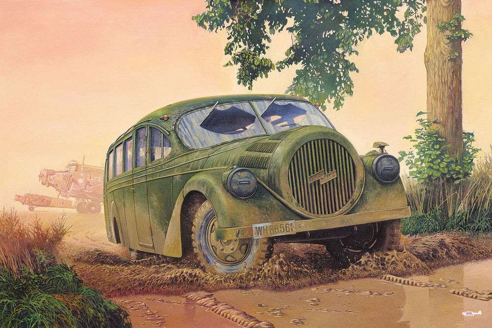 1:72-Opel Blitzbus Ludewig Aero WWII