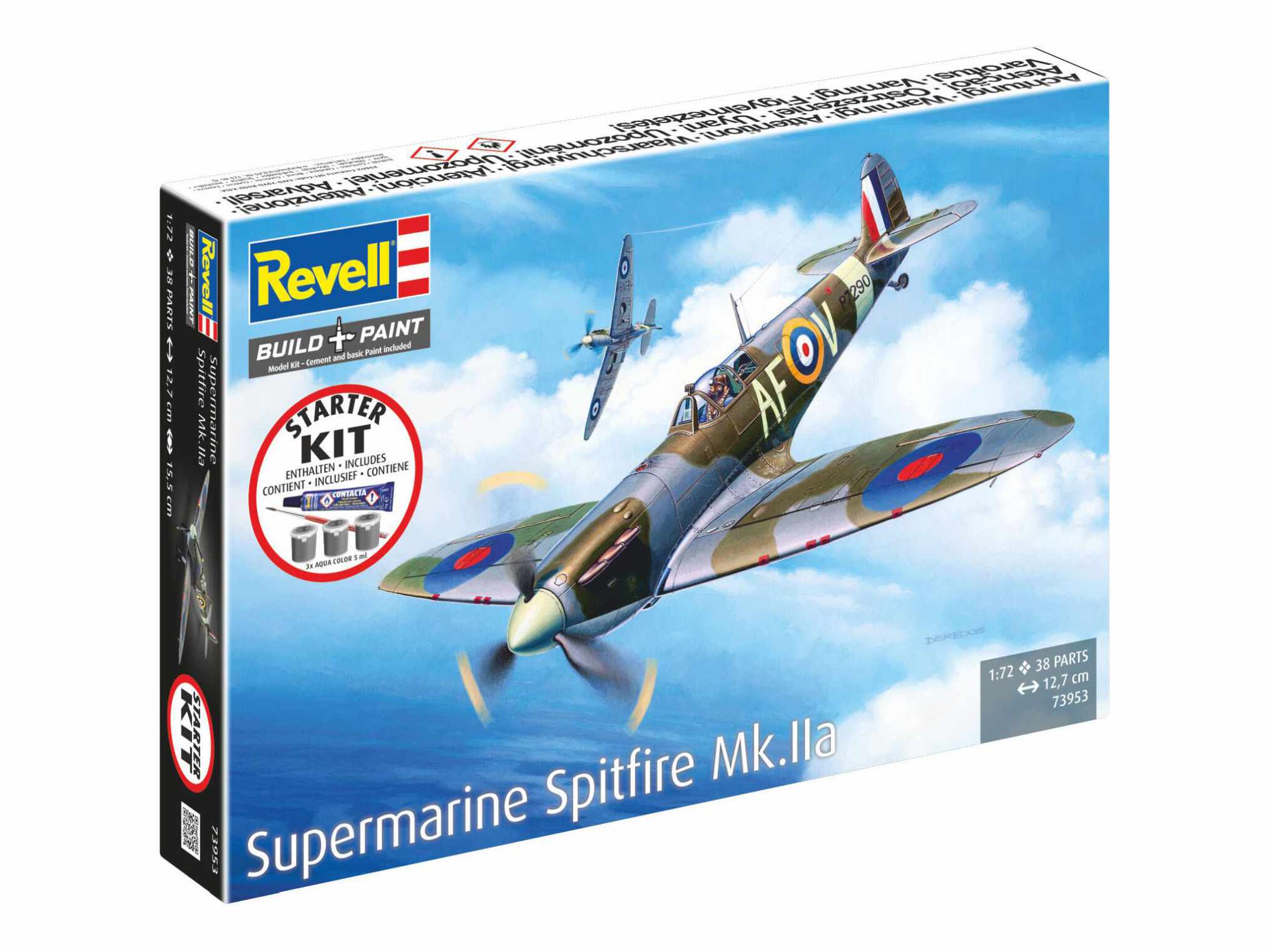 1:72-Starter Kit Spitfire Mk.IIa