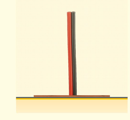 Doppellitze 0,75mm² 15m, rot/schwarz