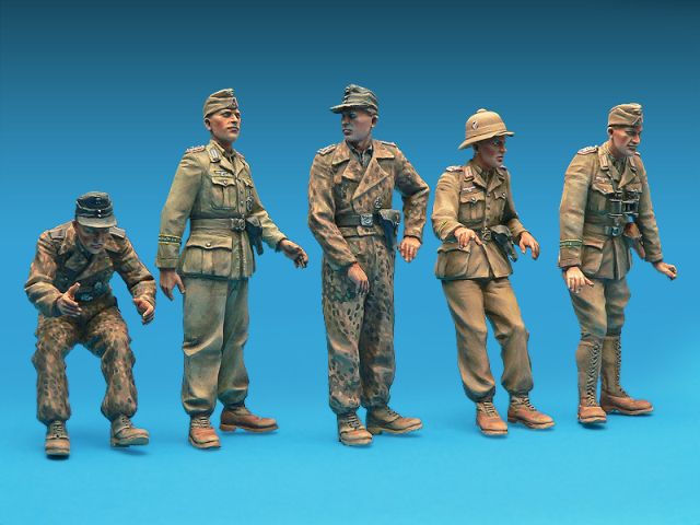 1:35 Fig. Dt. Panzerwagen-Besatzung