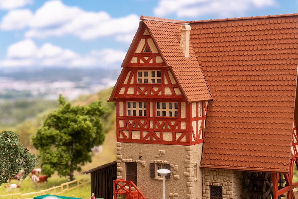 Aumühle mit Mühlrad