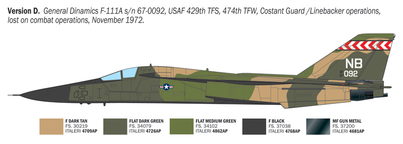 1:72 F-111A Aardvark