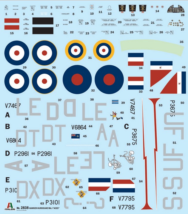 1:48 Hurricane Mk 1 Aces