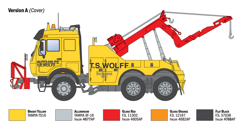 1:24 MERCEDES-BENZ WRECKER TRUCK