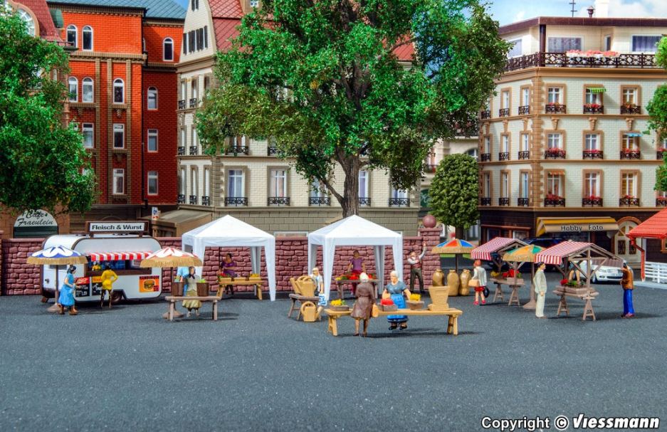 H0-Wochenmarkt