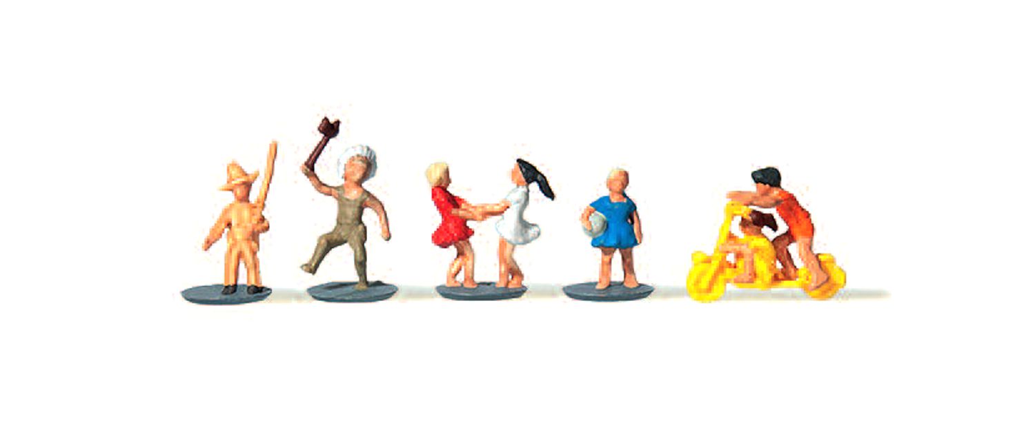 N-Spielende Kinder
