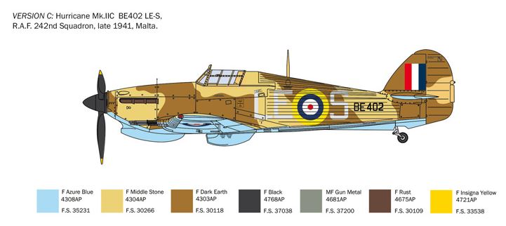 1:48 Hurricane Mk.II C