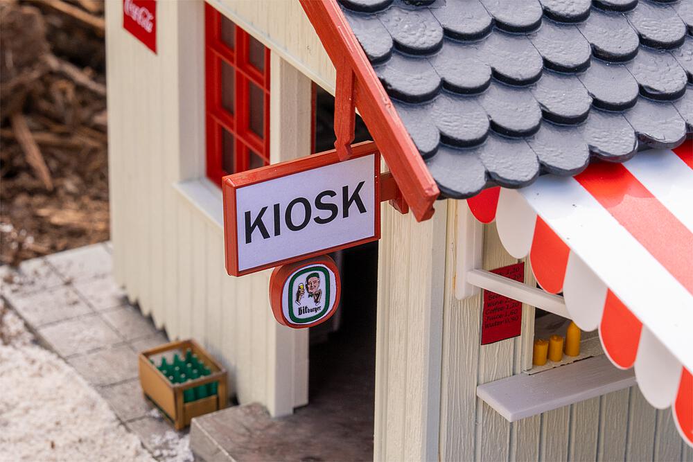 Kiosk mit Biergarten