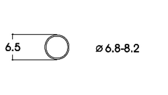 Haftringe 10Stk.6,8-8,2mm-Ersatz f.85612