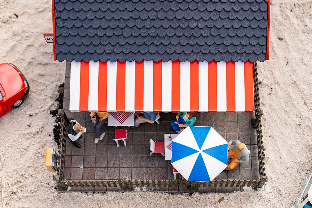 Kiosk mit Biergarten