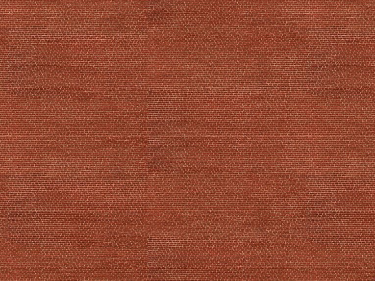 N-3D-Kartonplatte, Klinker, rot