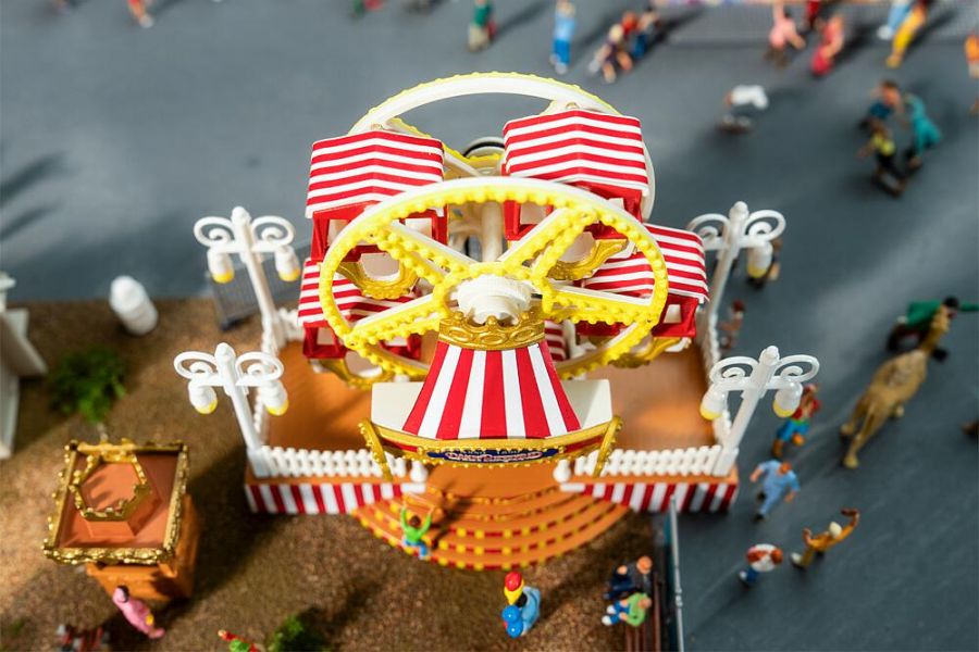 H0-Nostalgie Dampf-Riesenrad
