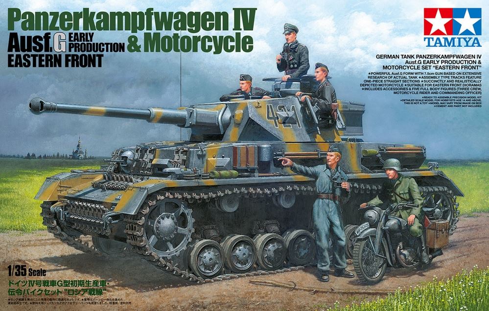 1:35 Dt. PzKpfw.IV Ausf.G mit Krad Ost F