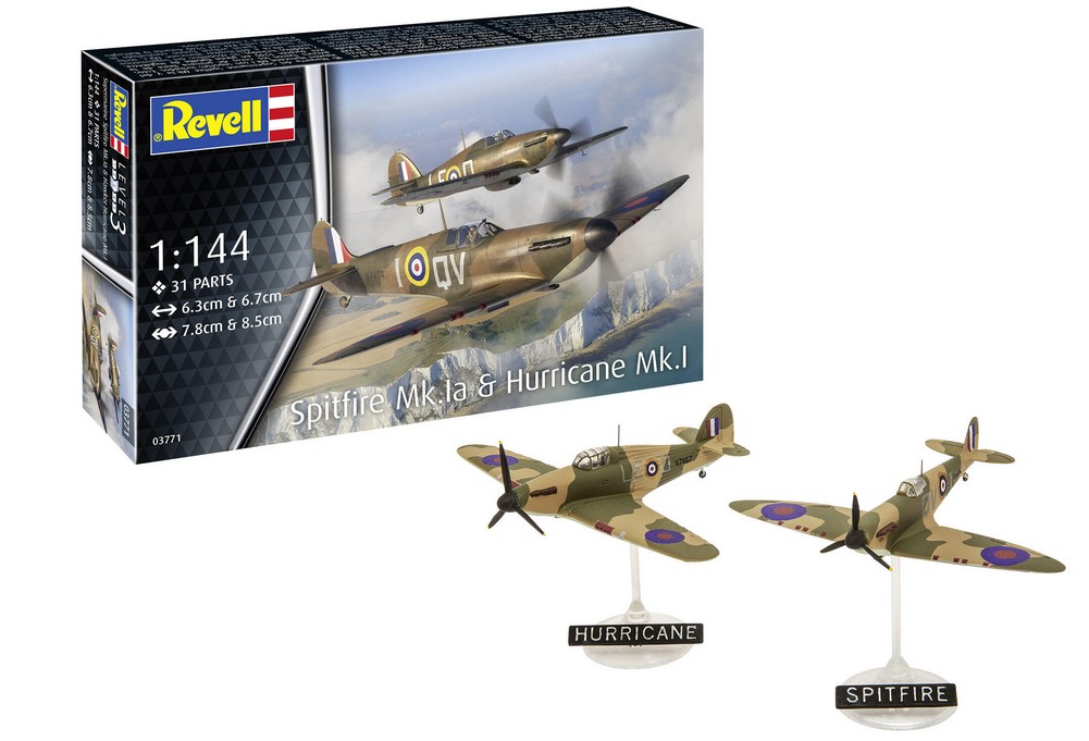 1:144-Supermarine Spitfire & Hurricane