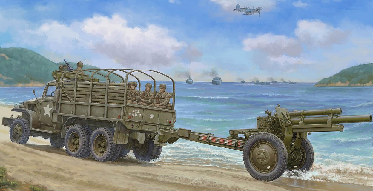 1/35 CCKW-325 mit M2A1 105mm Haubitze