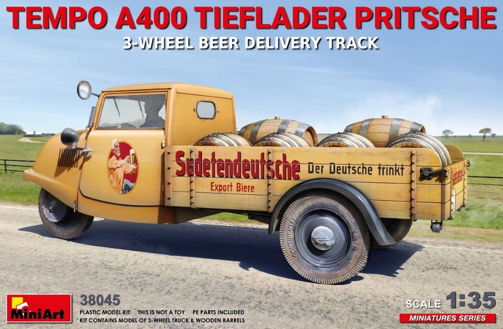 1:35 Tempo A400 Bier-Lieferwagen