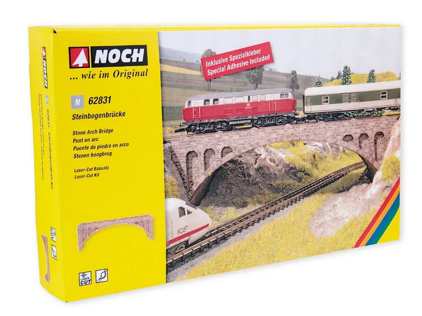 N-Steinbogenbrücke, 18,5x4 cm, 6cm hoch