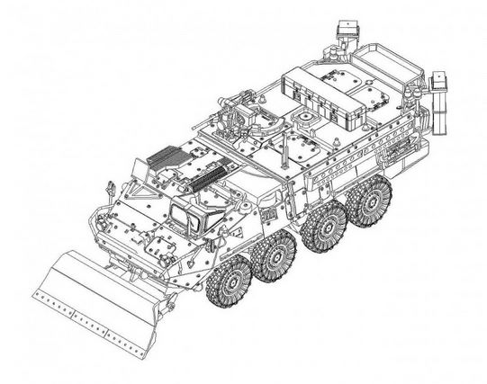 1/72 M1132 Stryker Squad Vehicle