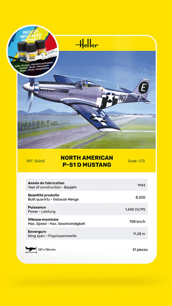STARTER KIT P-51 Mustang
