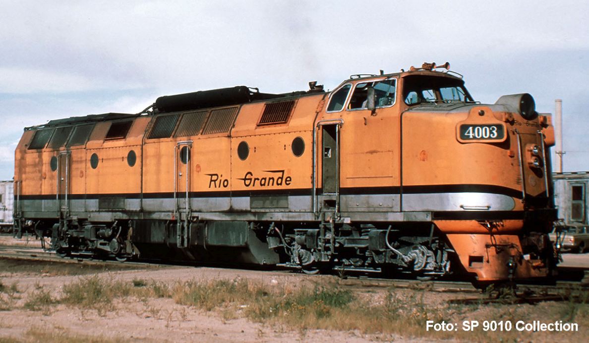 DC-SoundDiesellok D&RGW 4003 modifiziert