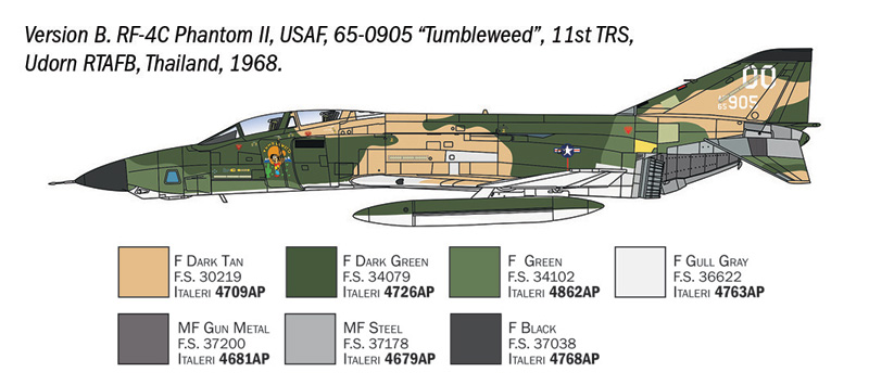 1:72 RF-4 C/E Phantom II