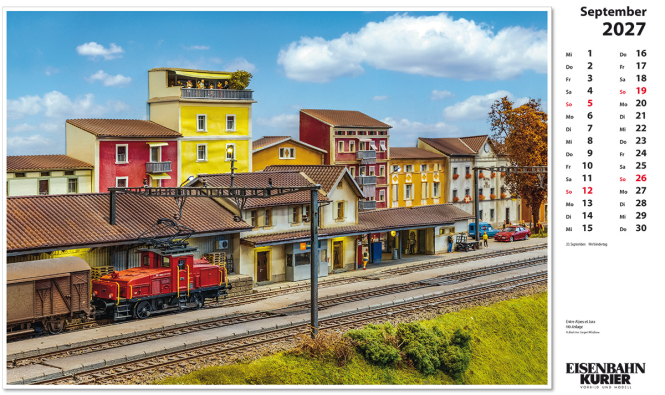Modellbahnen - Kalender 2027