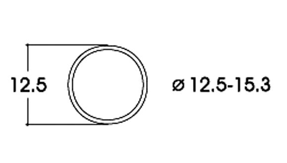 H0-Haftringe WS,10Stück,12,5-15,3mm